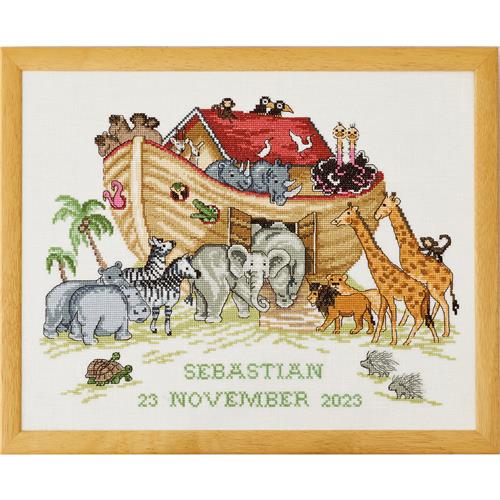 Permin 90-2327 Borduurpakket Ark van Noach 43x34cm - STUK