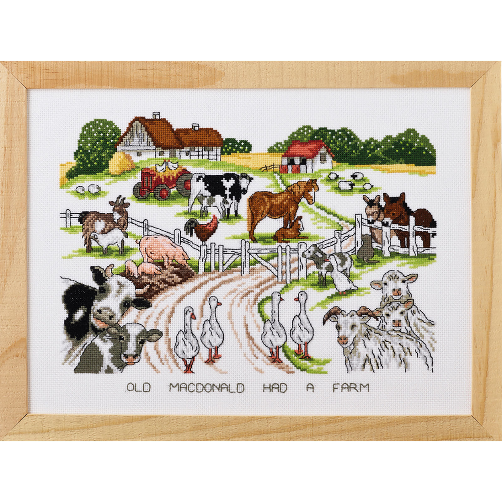 Permin 90-4425 Borduurpakket De boerderij 40x30cm - STUK