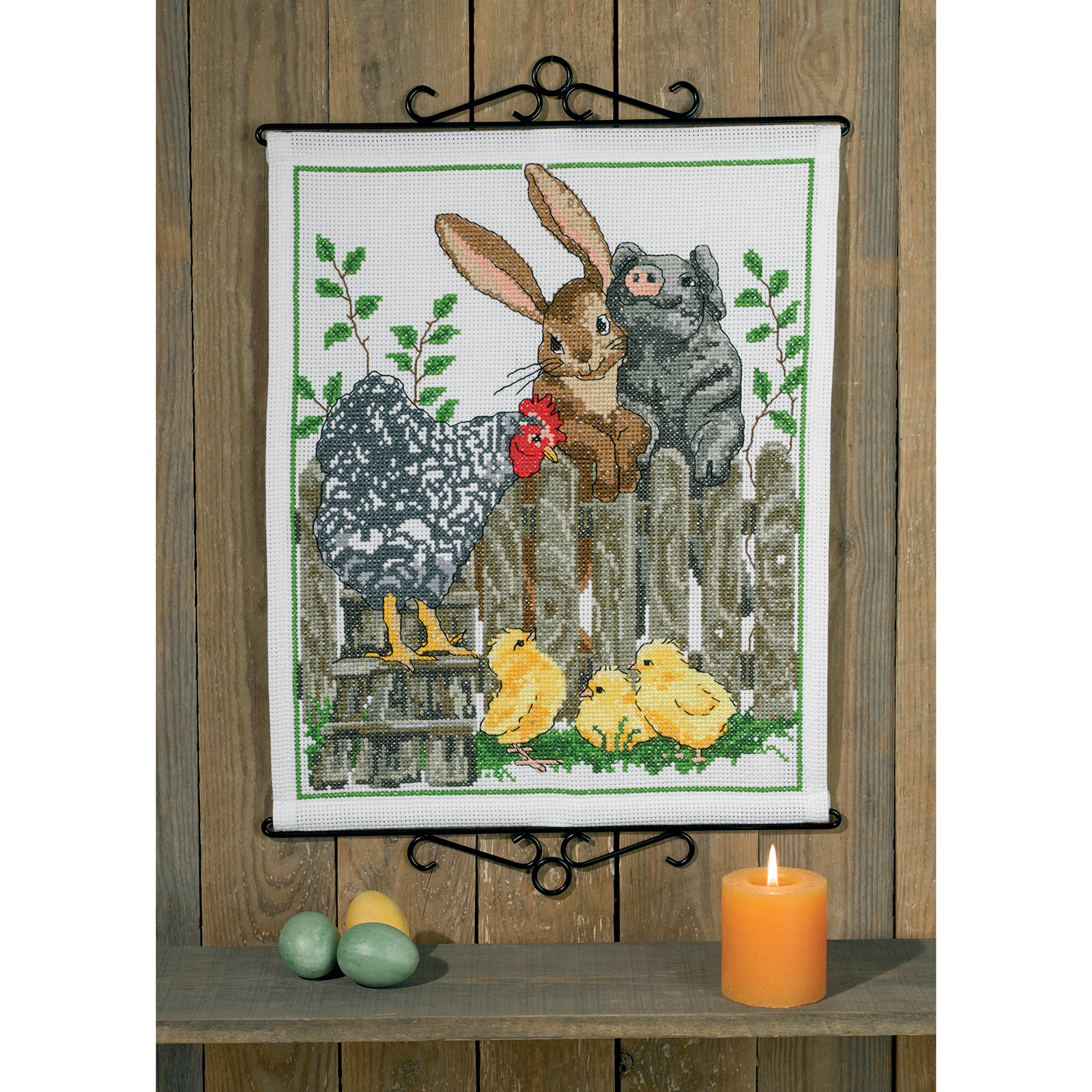 Permin 90-9853 Borduurpakket New vrienden 40x49 cm - STUK