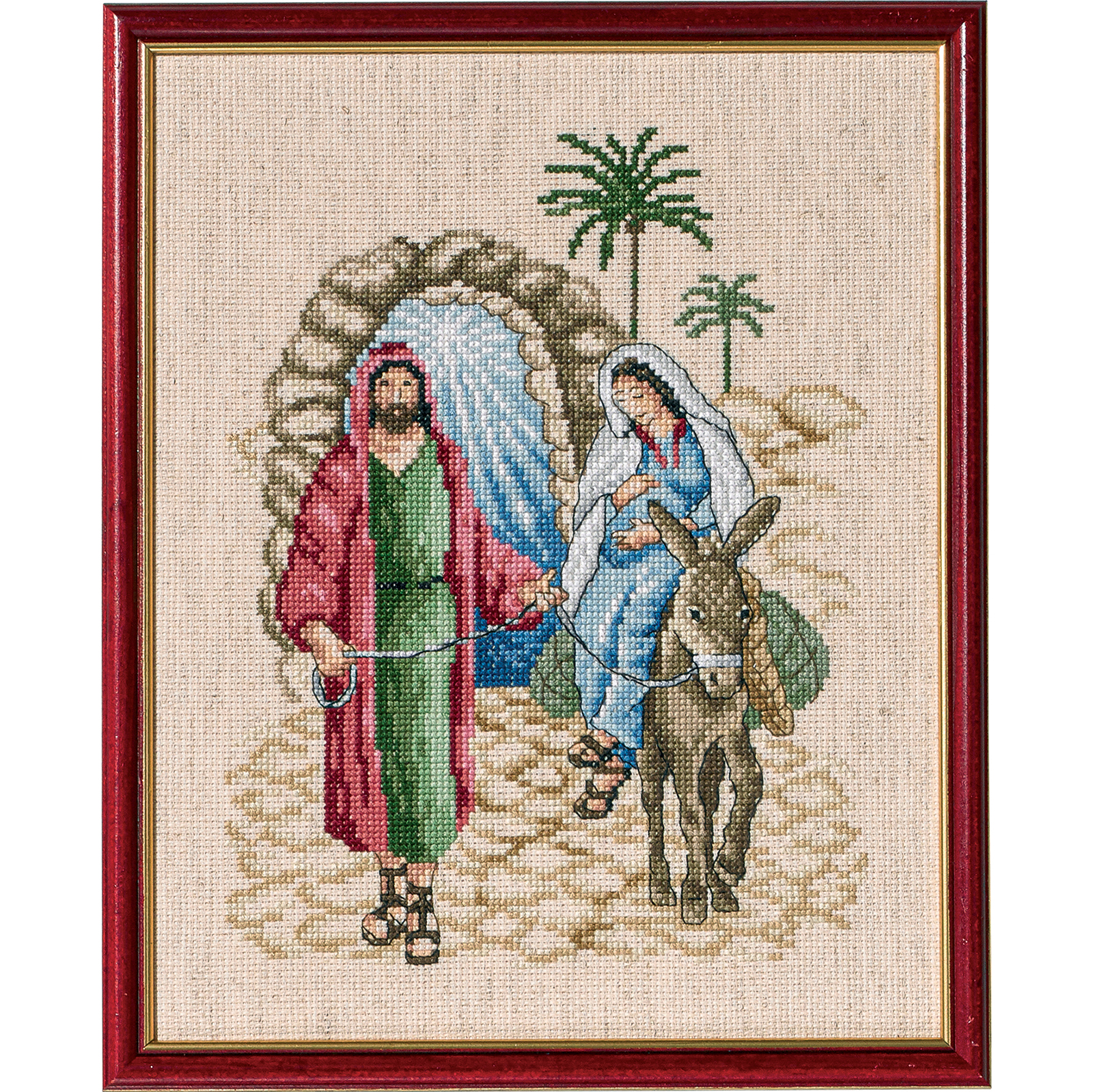 Permin 92-0226 Borduurpakket Josef en Maria 23x29 cm - STUK