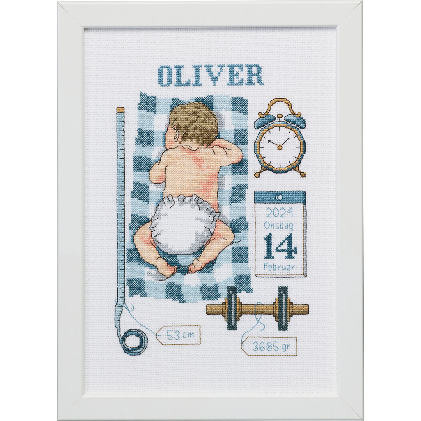 Permin 92-0851 Borduurpakket Oliver 21x30 cm - STUK