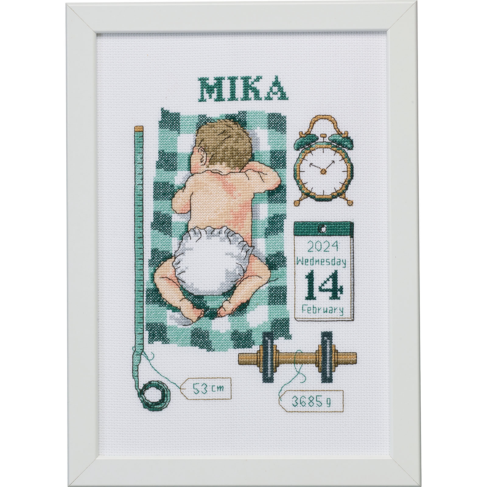 Permin 92-0852 Borduurpakket Mika 21x30 cm - STUK