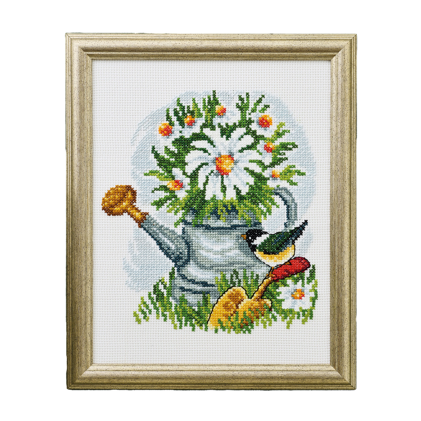 Permin 92-2422 Borduurpakket Koolmees 29x37cm - STUK