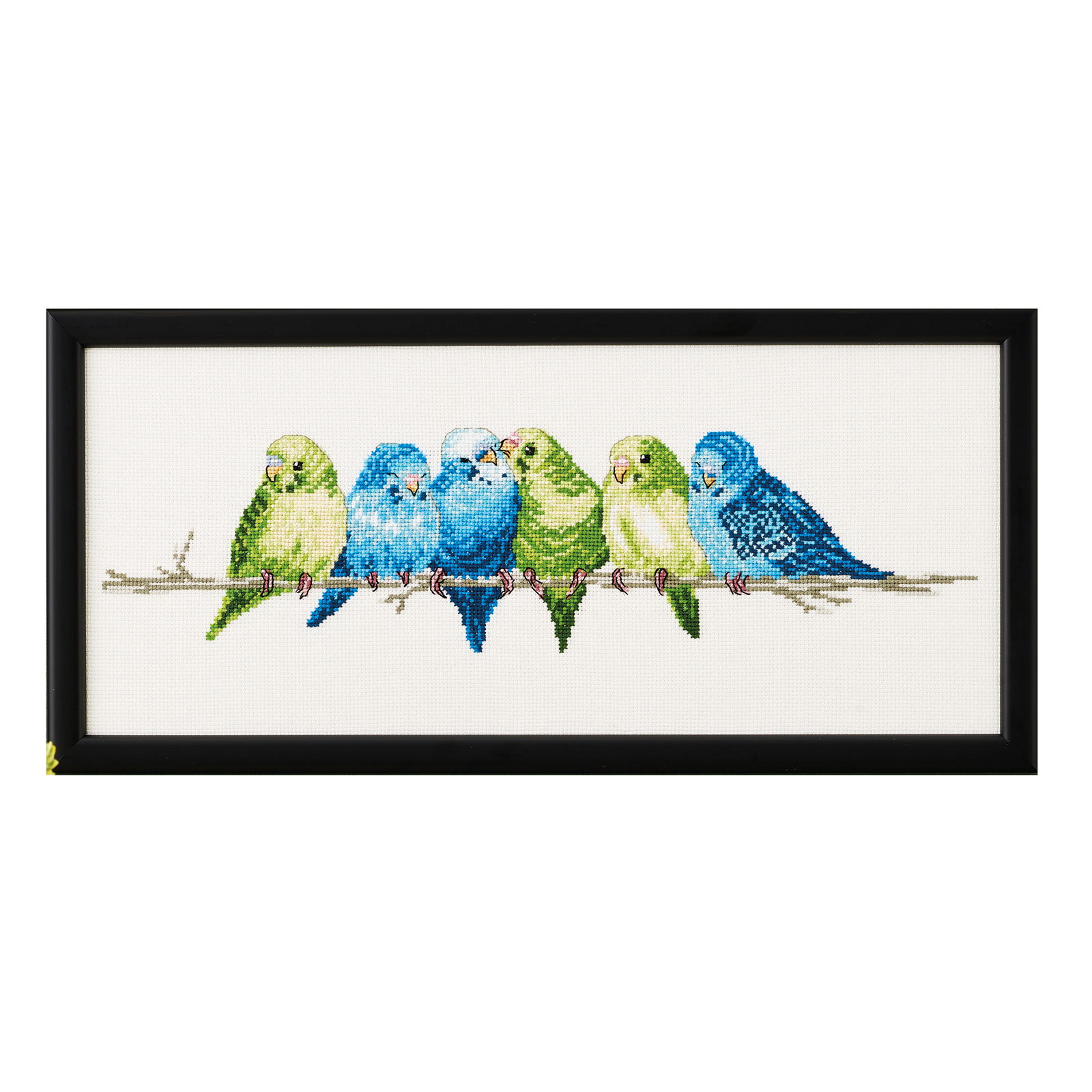 Permin 92-2442 Borduurpakket Parkiet 15x36cm - STUK