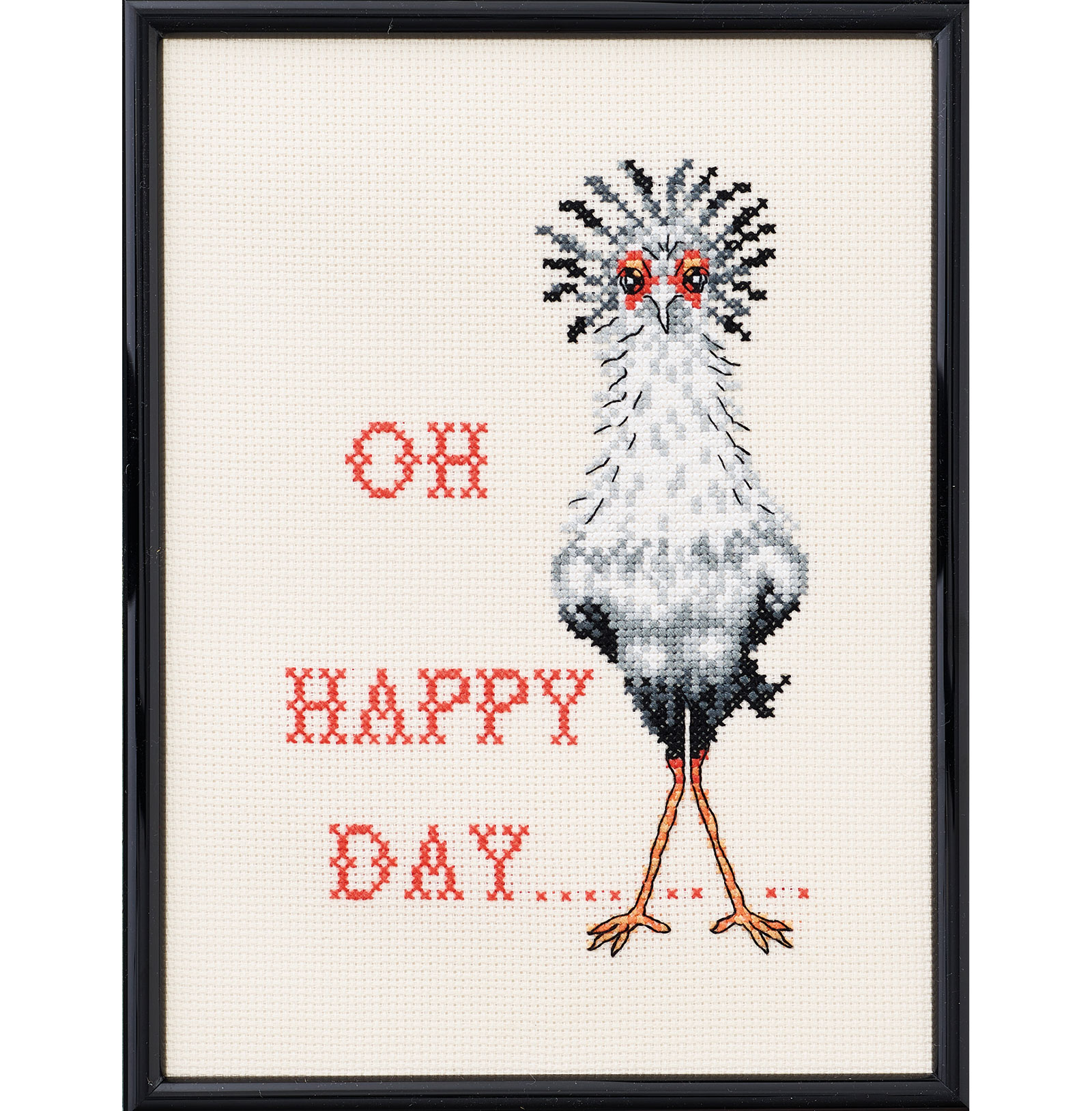 Permin 92-3124 Borduurpakket Oh happy day 18x24cm - STUK