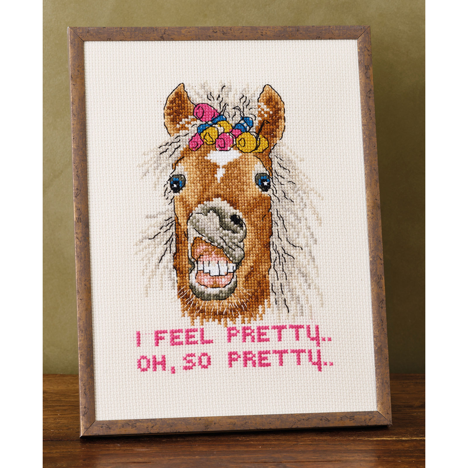 Permin 92-4137 I feel pretty 18x24cm - STUK