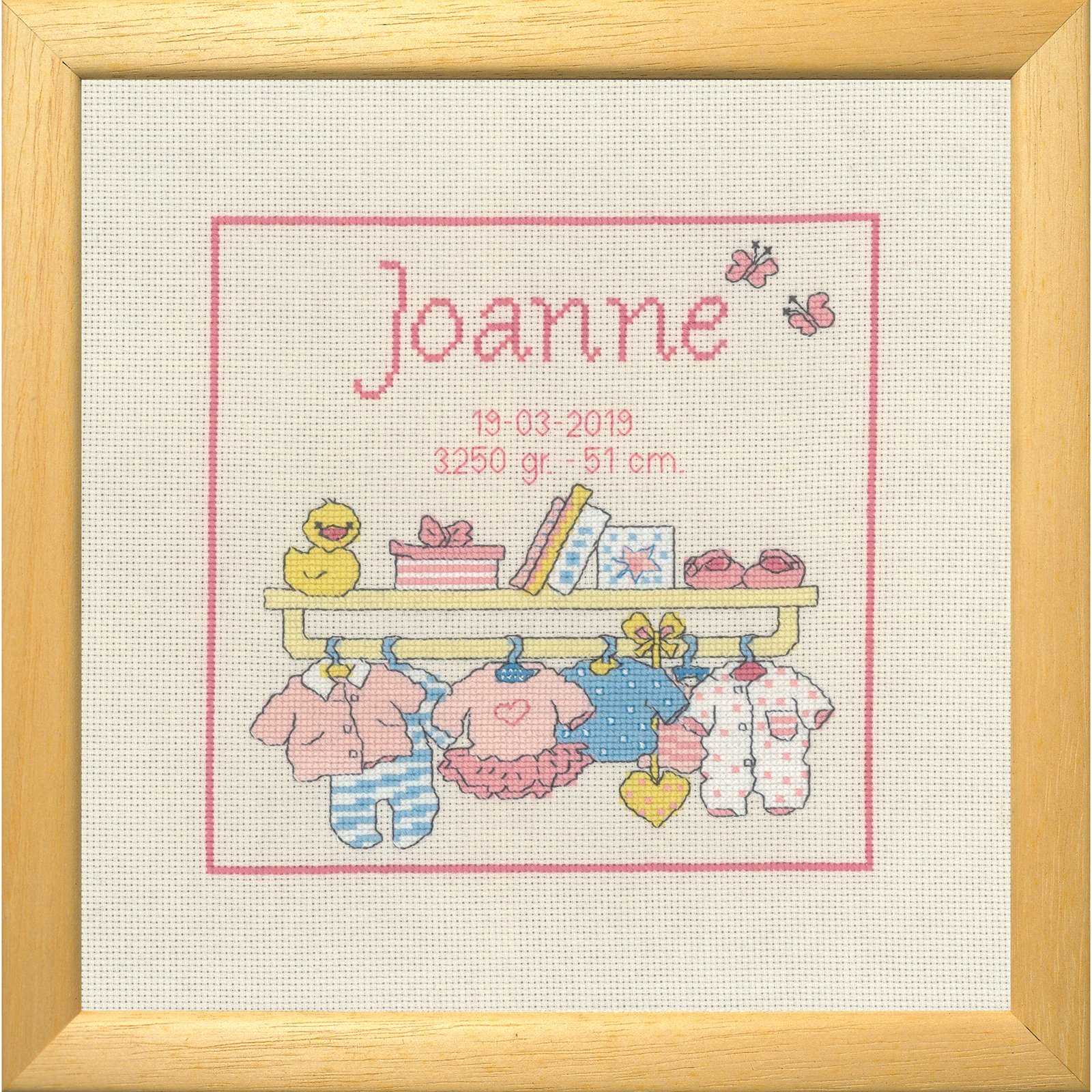 Permin 92-8301 Borduurpakket Bobbi Joanne 22x22 cm - STUK