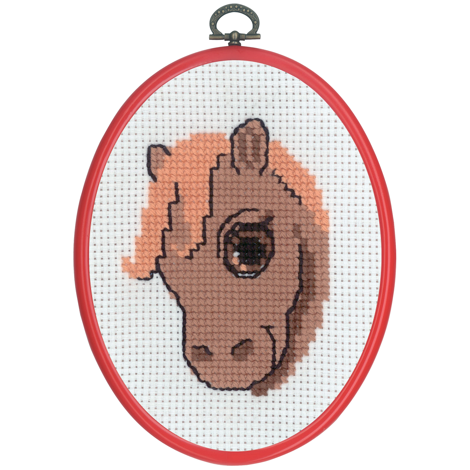 Permin 92-8391 Borduurpakket My First Kit Paard 13x18 cm - STUK