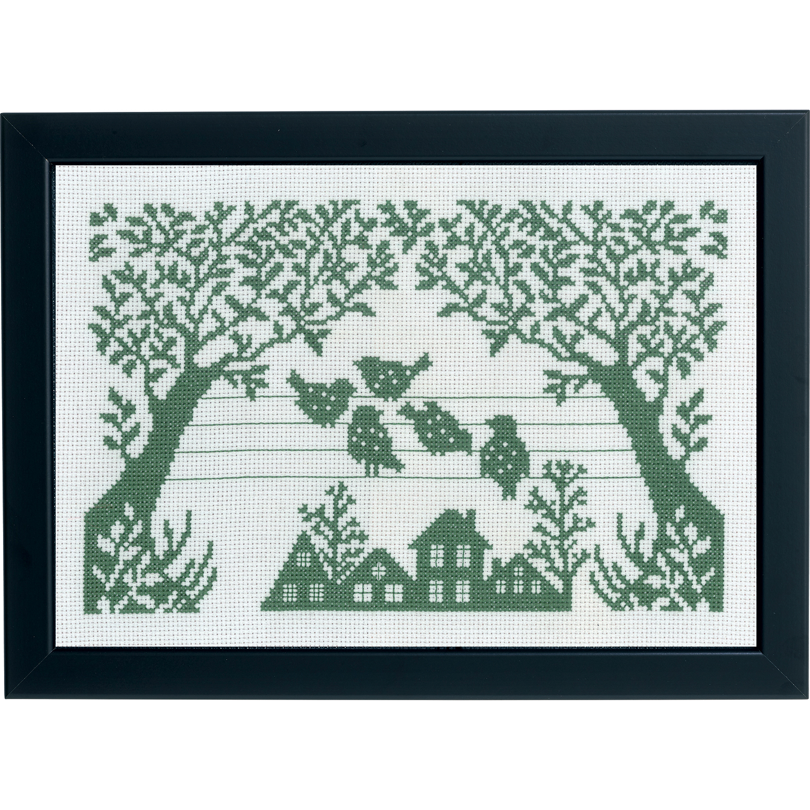 Permin 92-9364 Borduurpakket Vogels 29x20 cm - STUK