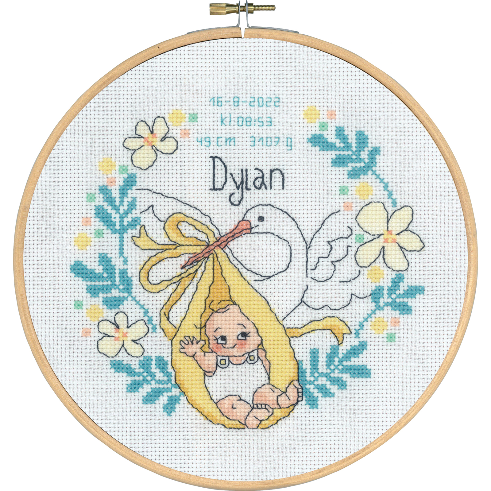 Permin 92-9862 Borduurpakket Dylan 20 cm - STUK