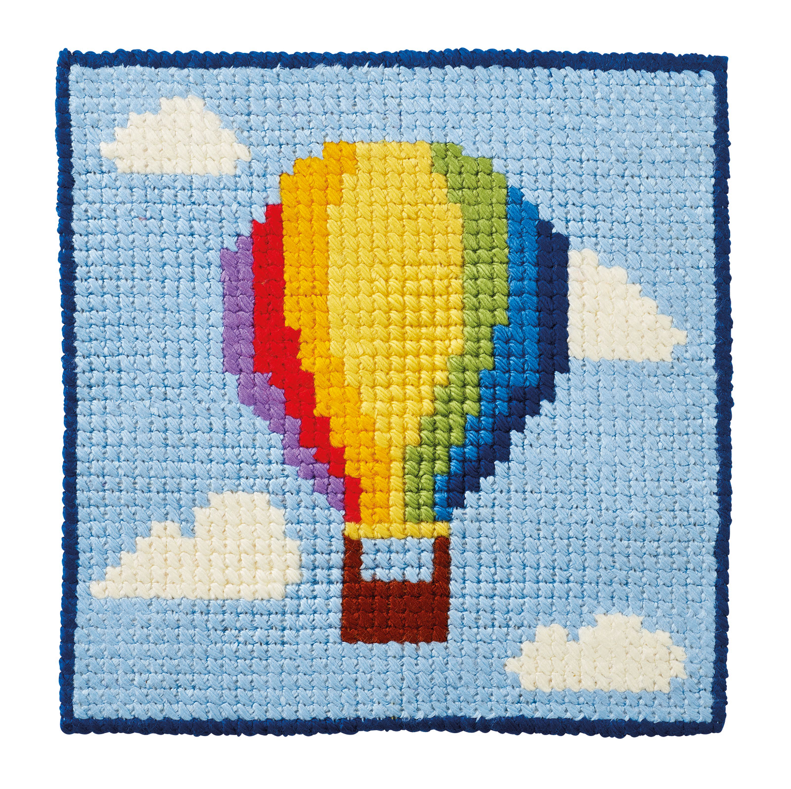 Permin 9371 Borduurpakket Luchtballon 25x25cm - STUK