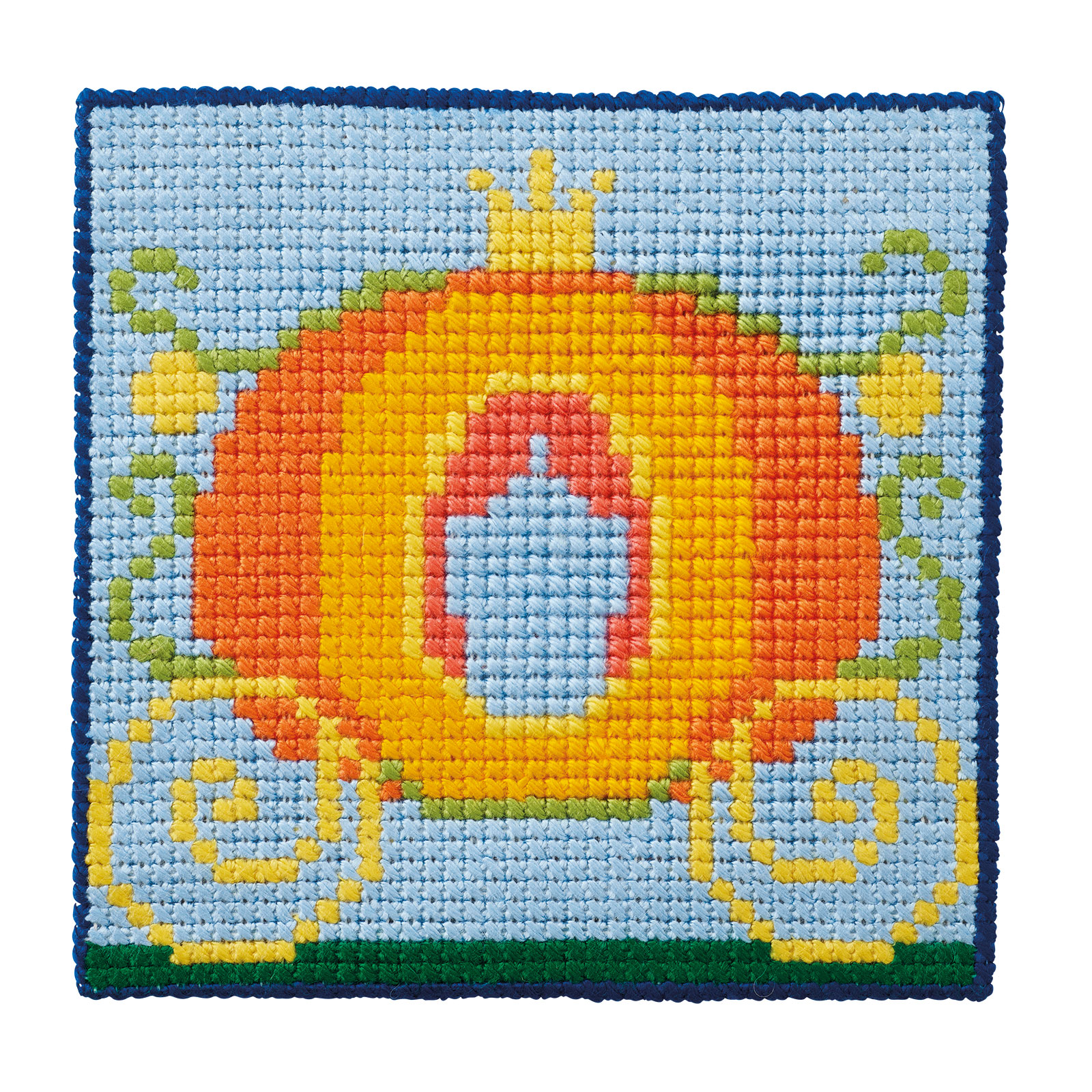 Permin 9372 Borduurpakket Koets 25x25cm - STUK