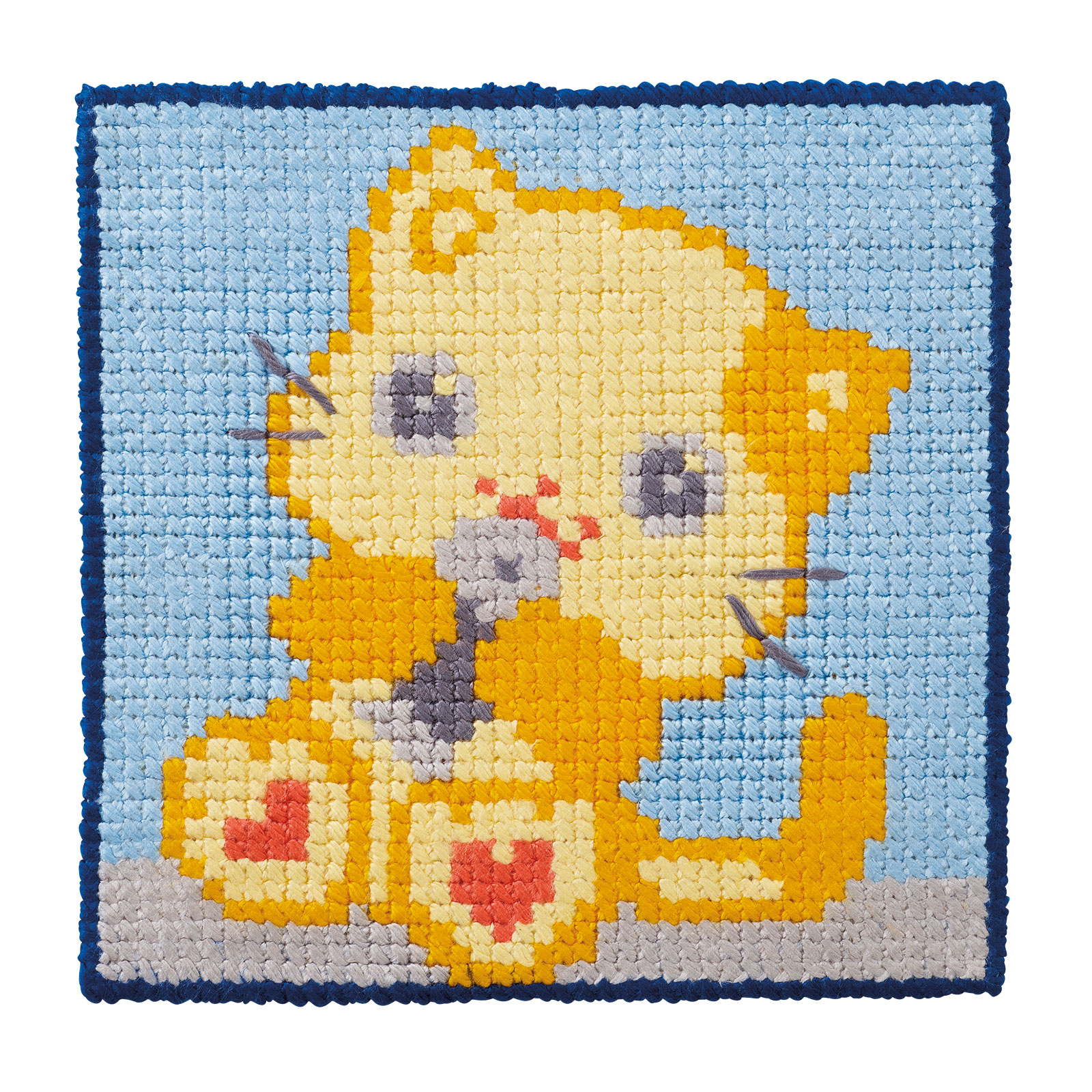 Permin 9374 Borduurpakket Kat 25x25cm - STUK