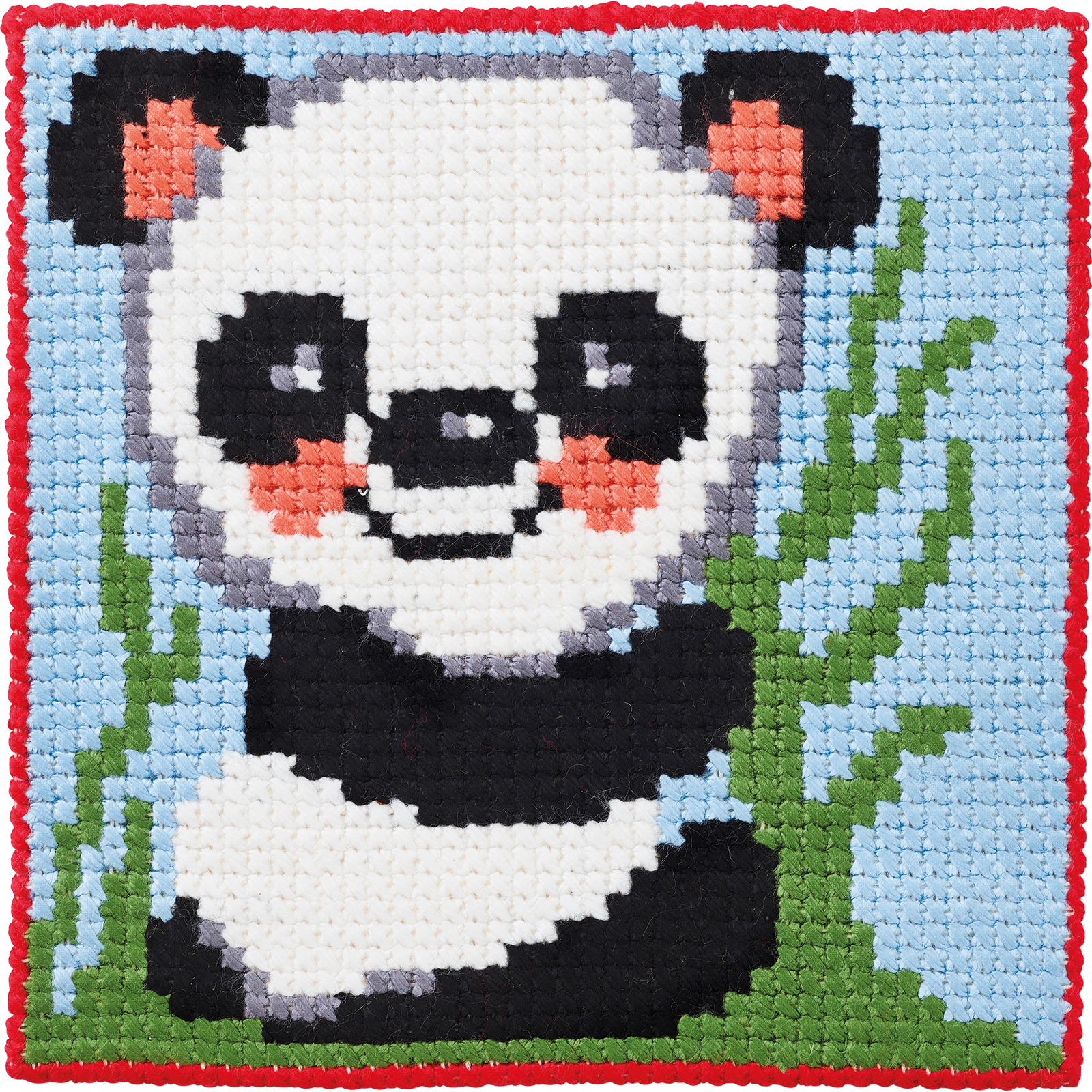 Permin 9384 Kinderpakket Panda 25x25cm - STUK