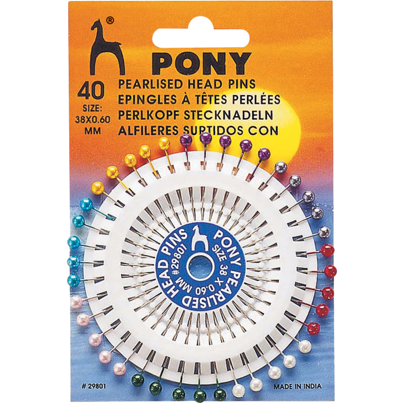 Pony 29801 Parelkopspelden  38 x 0,60 mm - 40 stuks - Kaart