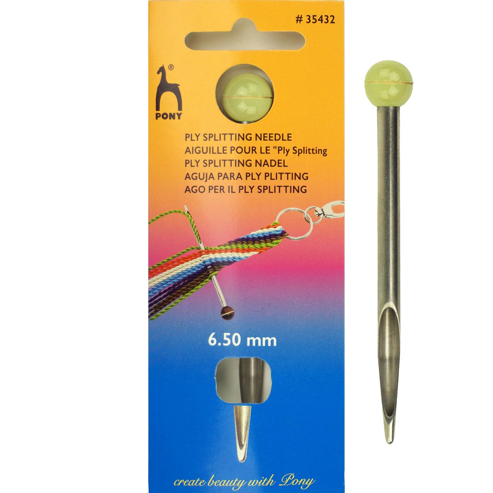 Pony 35432 Ply Splitting Splitsvlechtnaald 6,5 mm - Kaart