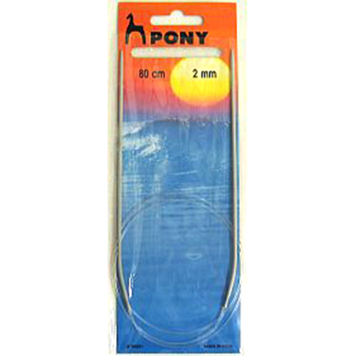 Pony 50601 Rondbreinaald 80 cm 2.0 mm - Kaart