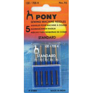 Pony 51004 Naaimachinenaalden standaard 70 - 5 stuks - Kaart