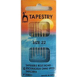 Pony 05853 Tapestry borduurnaalden met ronde punt 22 - Kaart