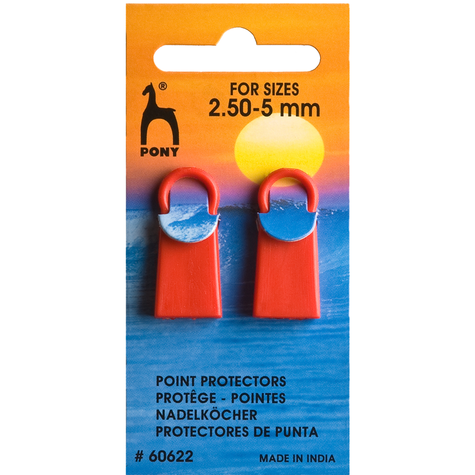 Pony 60622 Breinaaldenpunt beschermers -  2 stuks - Kaart