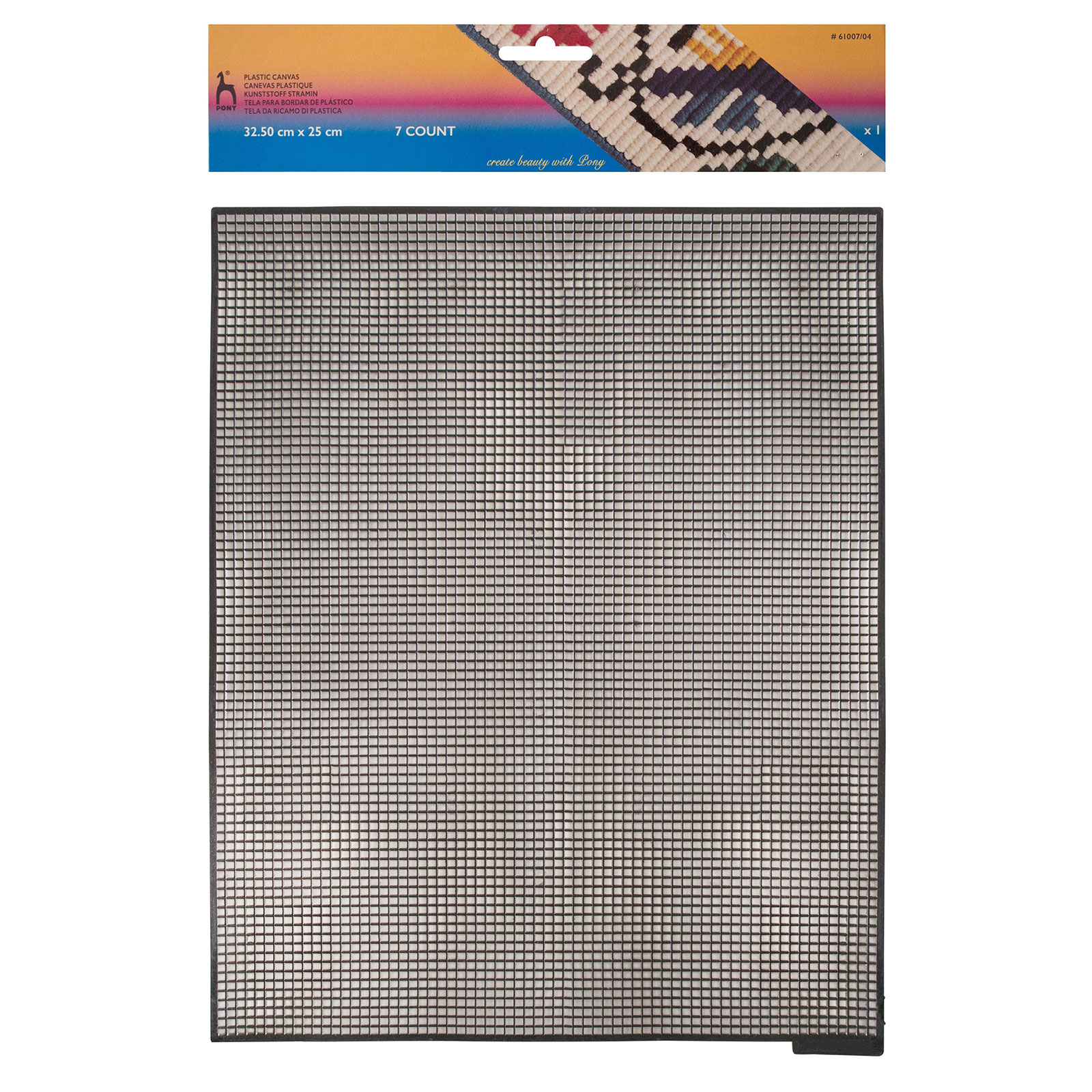 Pony 61007 Plastic canvas 7 count 32,5 x 25 cm - Kleur 000