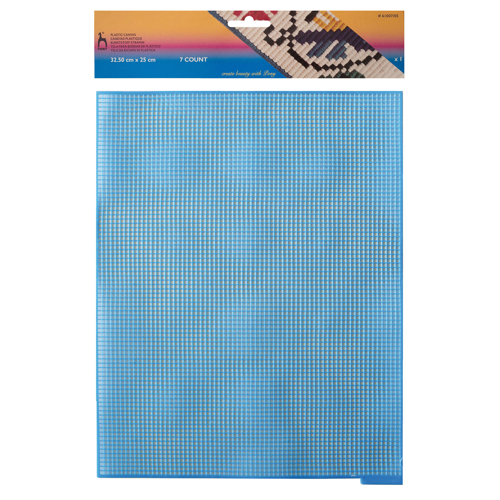 Pony 61007 Plastic canvas 7 count 32,5 x 25 cm - Kleur 287