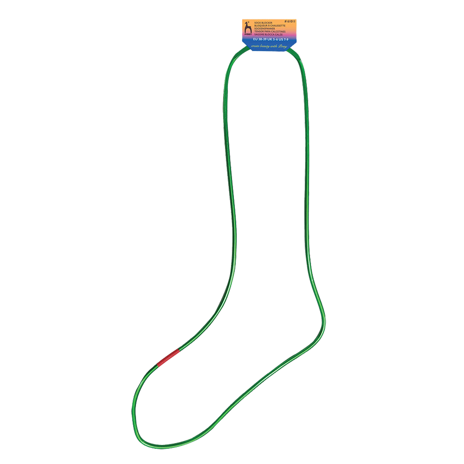 Pony 61011 Sockblocker voor spannen van sokken maat 38-39 - Kaart