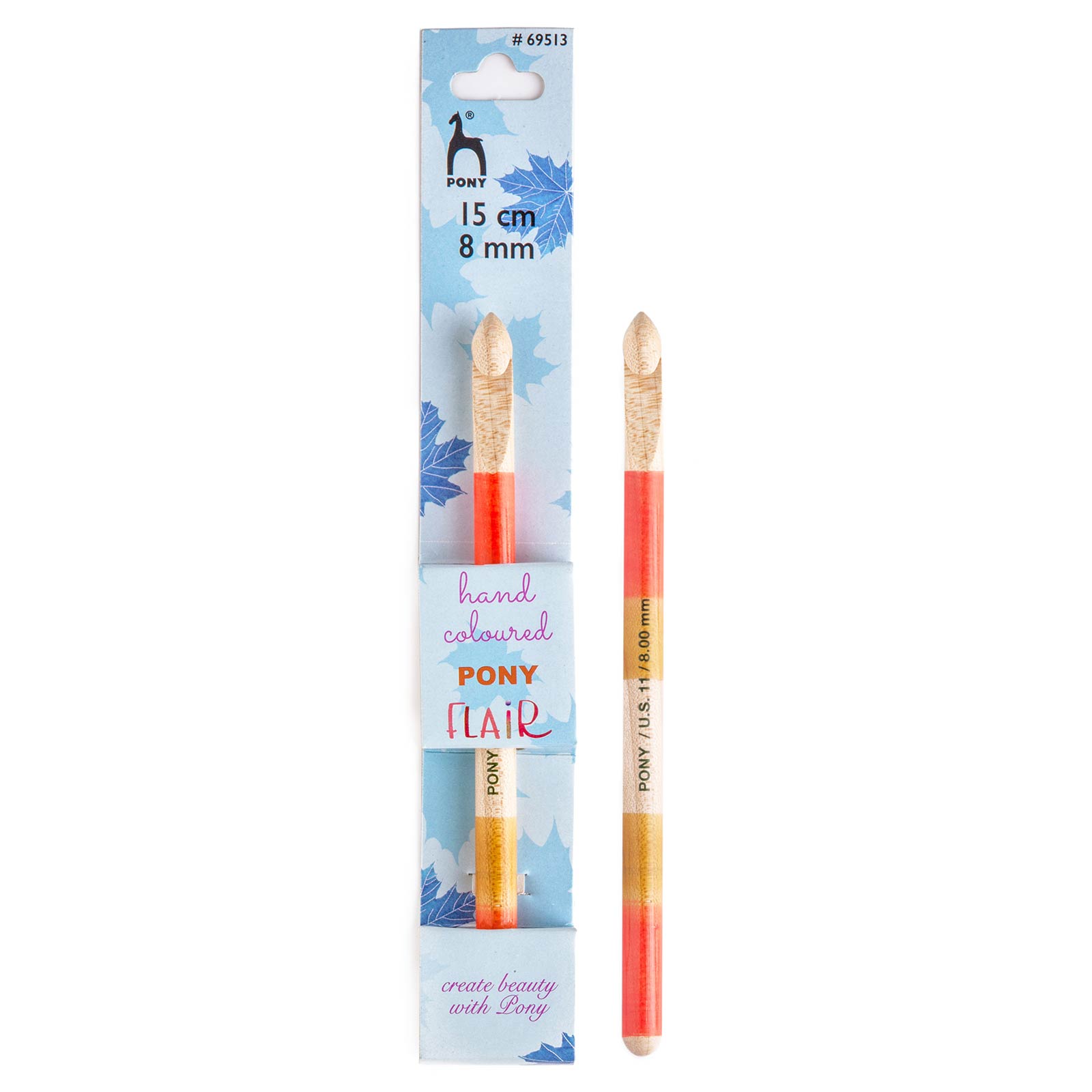 Pony 69509 Flair haaknaalden 15 cm 6.00 mm - Kaart