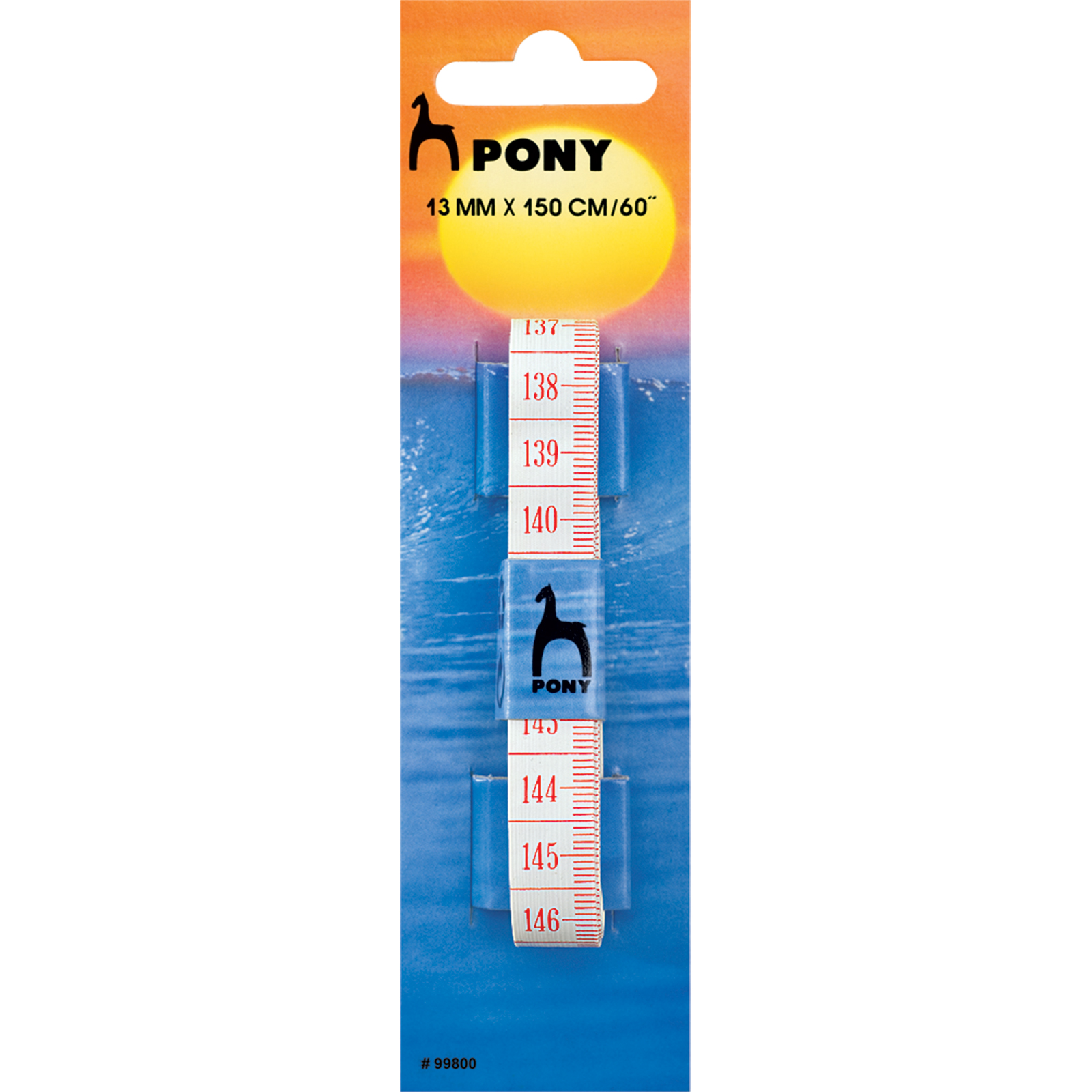 Pony 99801 Centimeter 16 mm x 150 cm - Kaart