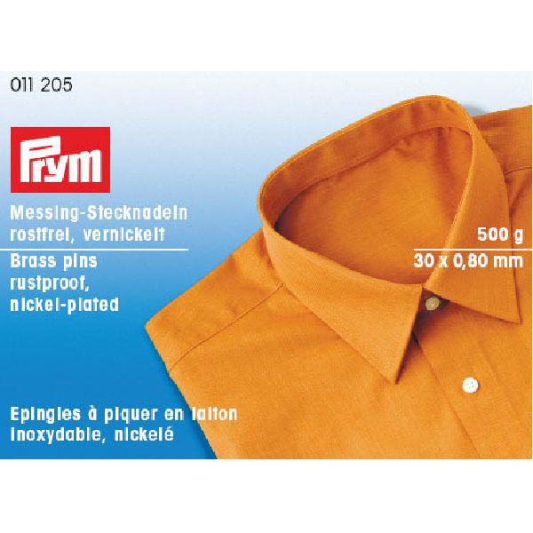 Prym 011205 Messing spelden No. 105 goudkleurig 0,80 x 30 mm - Doos