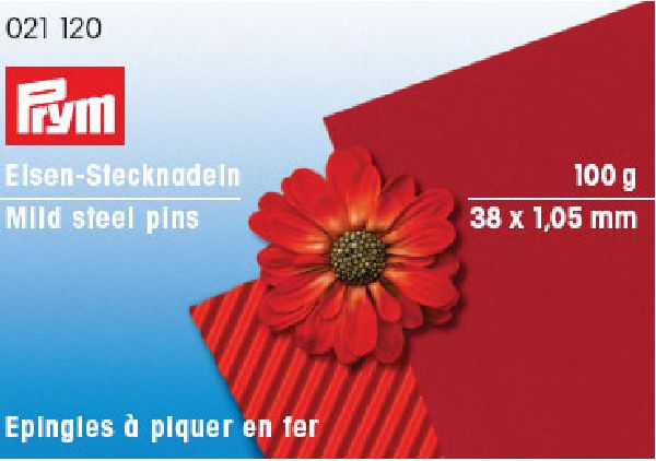 Prym 021120 Spelden ijzer 1,05 x 36 mm zilverkleurig - Doos