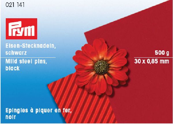 Prym 021141 Spelden ijzer No. 105 0,85 x 30 mm zwart - Doos