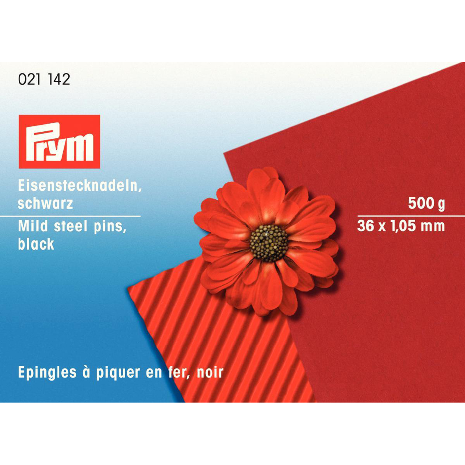Prym 021142 Spelden ijzer 1,05 x 36 mm zwart - Doos