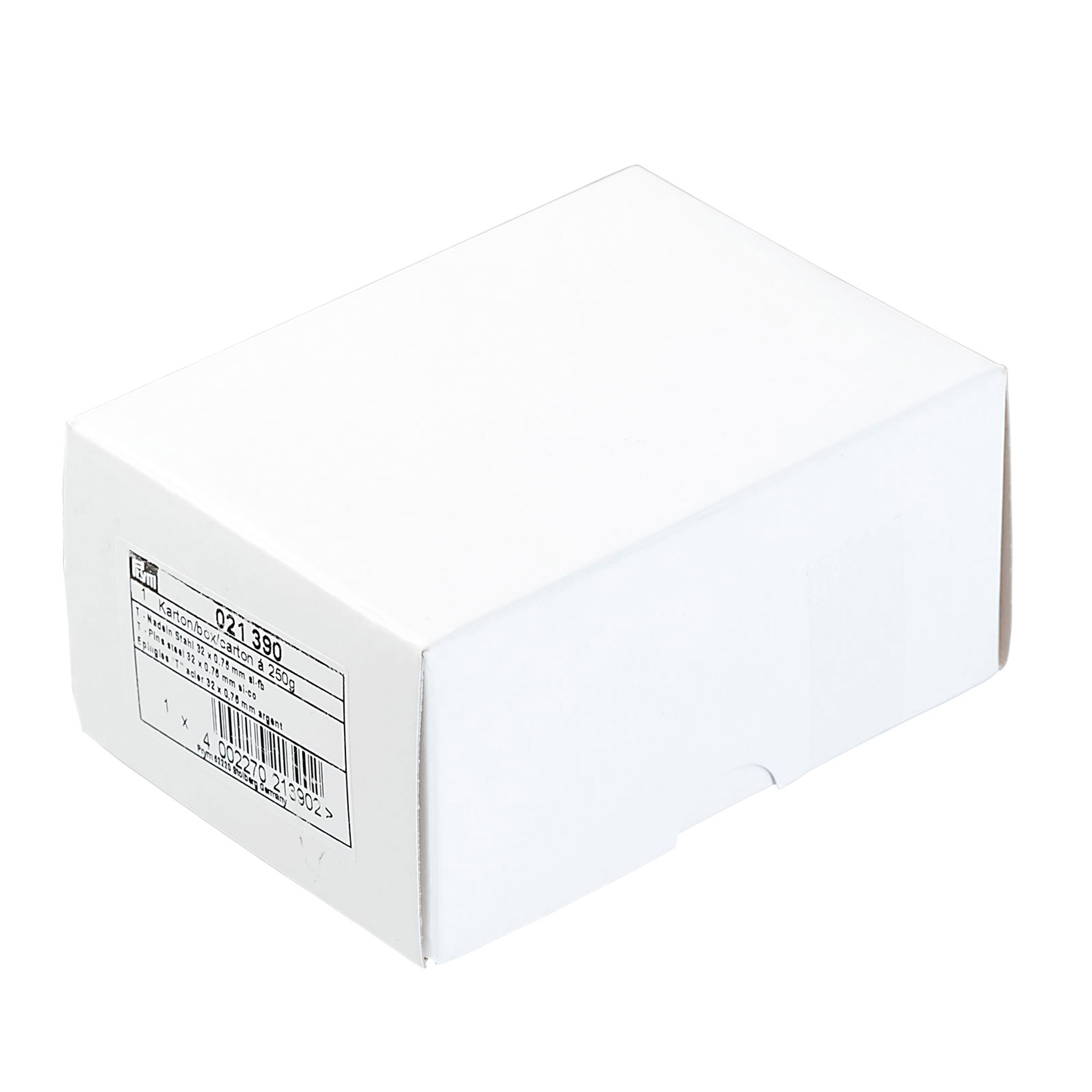 Prym 021390 T-spelden staal gehard 0,75 x 32 mm zilverkleurig - Doos