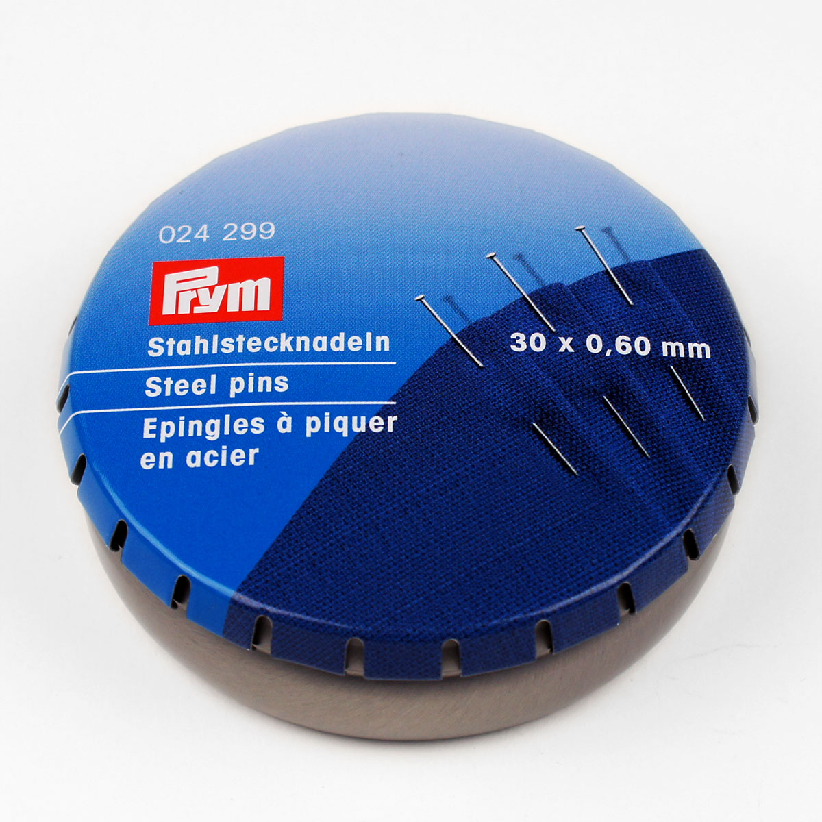 Prym 024299 Spelden staal gehard 0,60 x 30 mm zilverkleurig - STUK