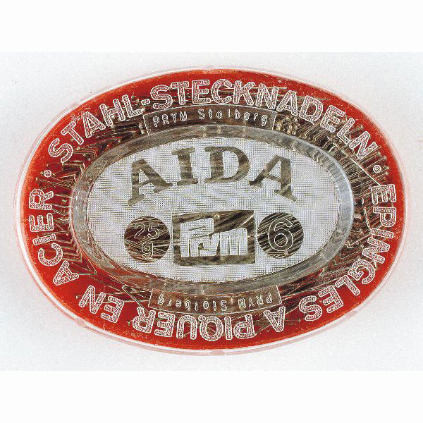 Prym 024347 Spelden staal gehard No. 6 EF 0,60 x 30 mm zilverkleurig - Doos