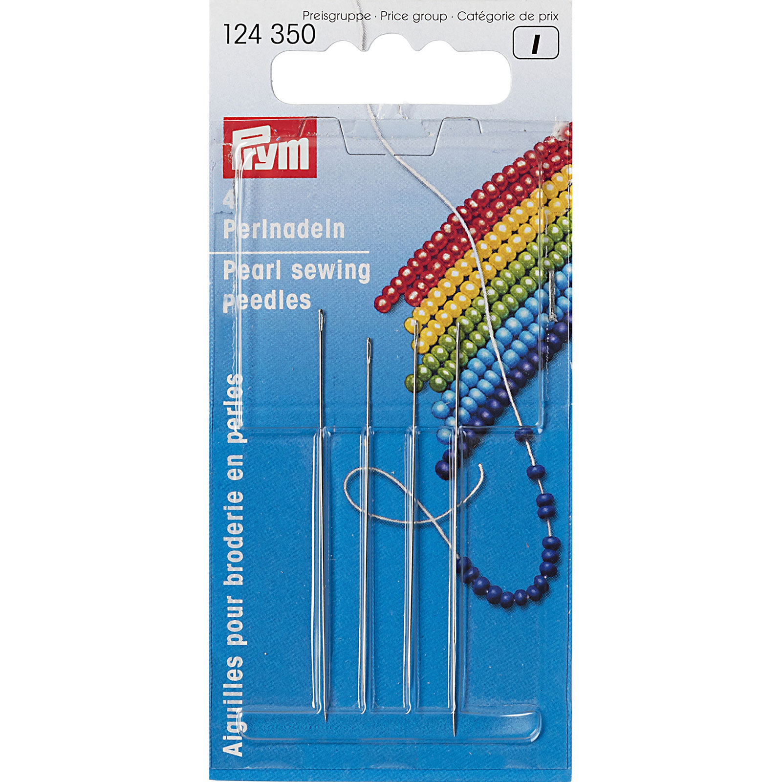 Prym 124350 Parelnaalden No.10+12 55x0,45 / 50x0,40mm zilverkleurig - Kaart