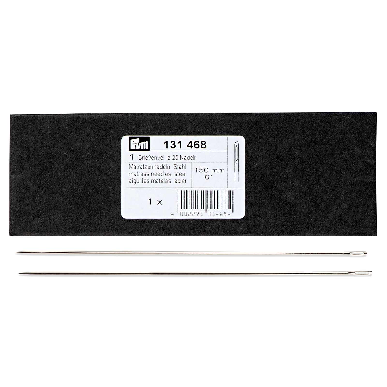 Prym 131468 Matrasnaalden 6'' zilverkleurig 2,15 x 150 mm - Brief