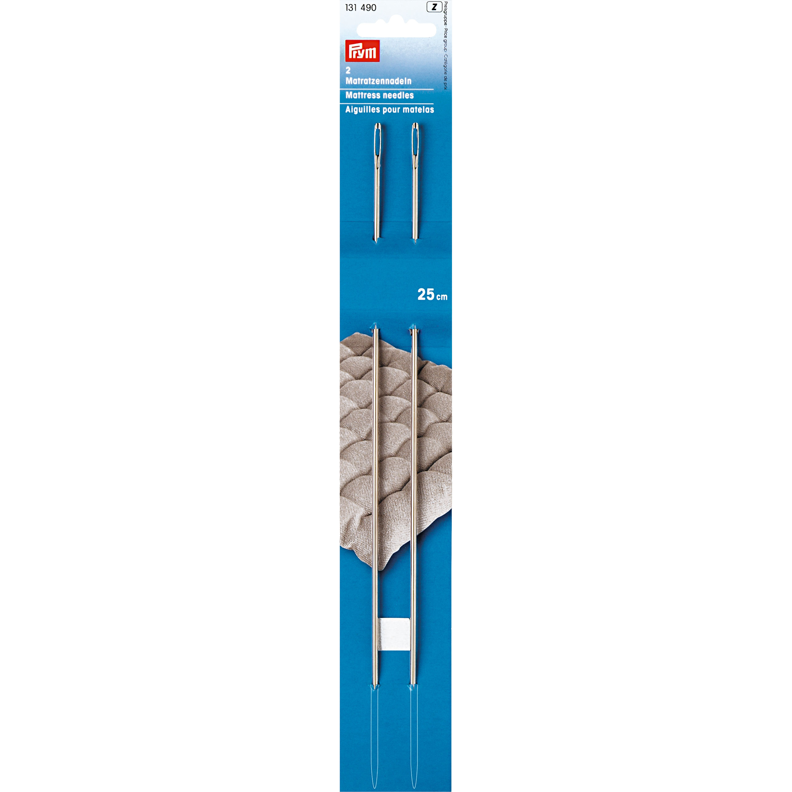 Prym 131490 Matrasnaalden 10'' zilverkleurig 2,35 x 250 mm - Kaart