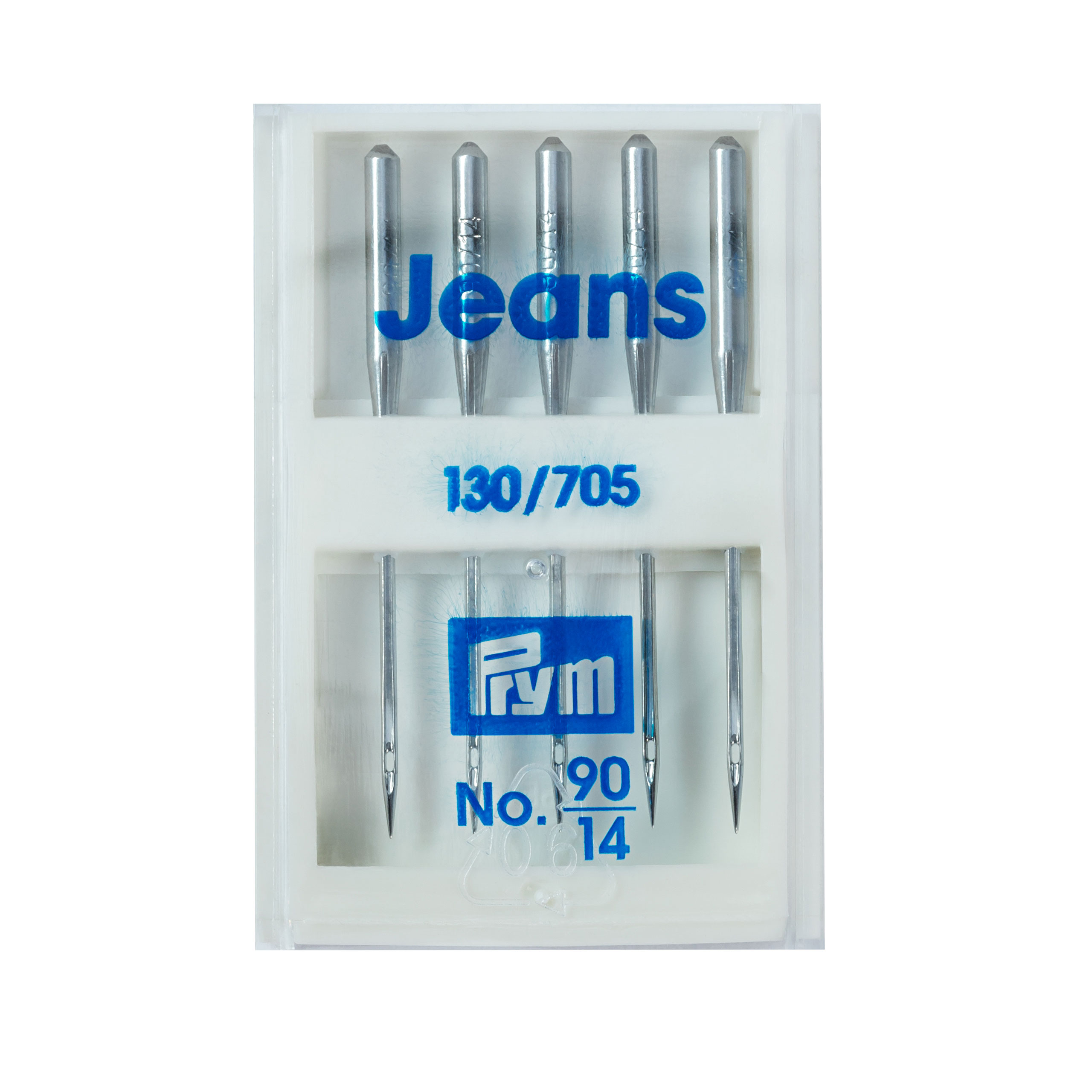 Prym 152460 Naaimachinenaalden Sys. 130/705H-J JEANS 90 - Kaart