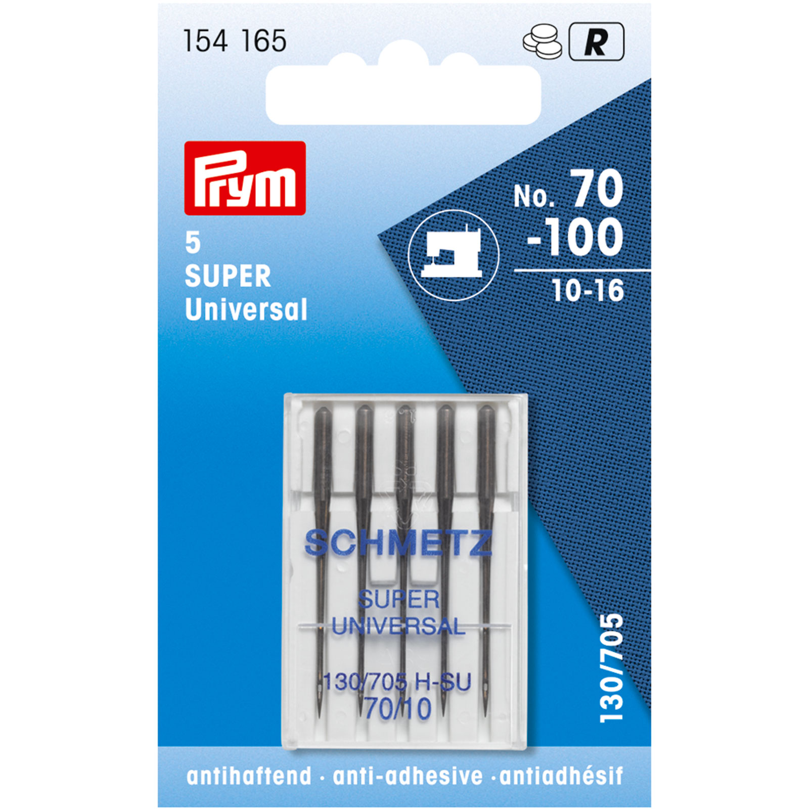 Prym 154165 Naaimachinennaald SUPER SU 70-100 - Kaart