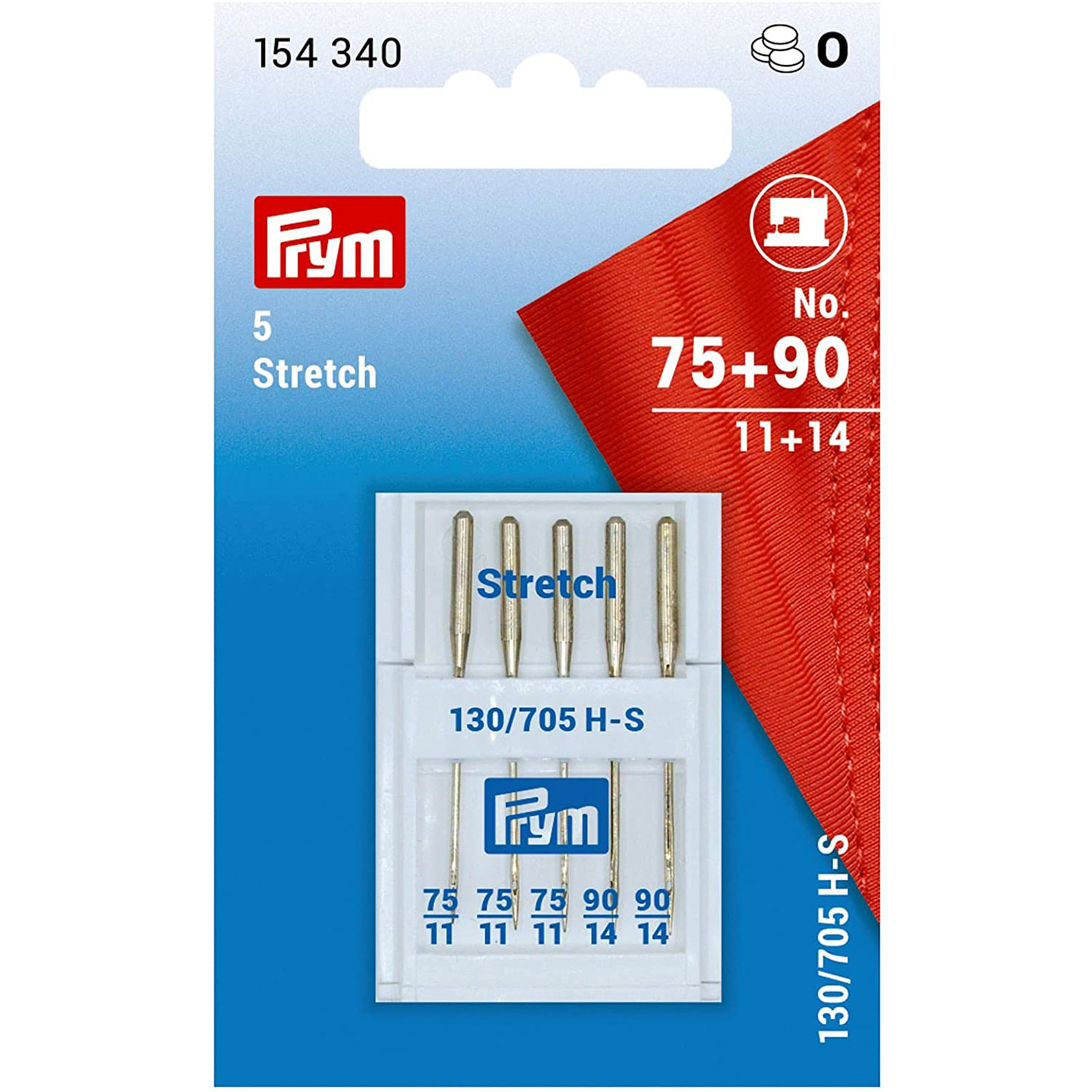 Prym 154340 Naaimachinenaalden Sys. 130/705H-S STRETCH 75,90 - Kaart