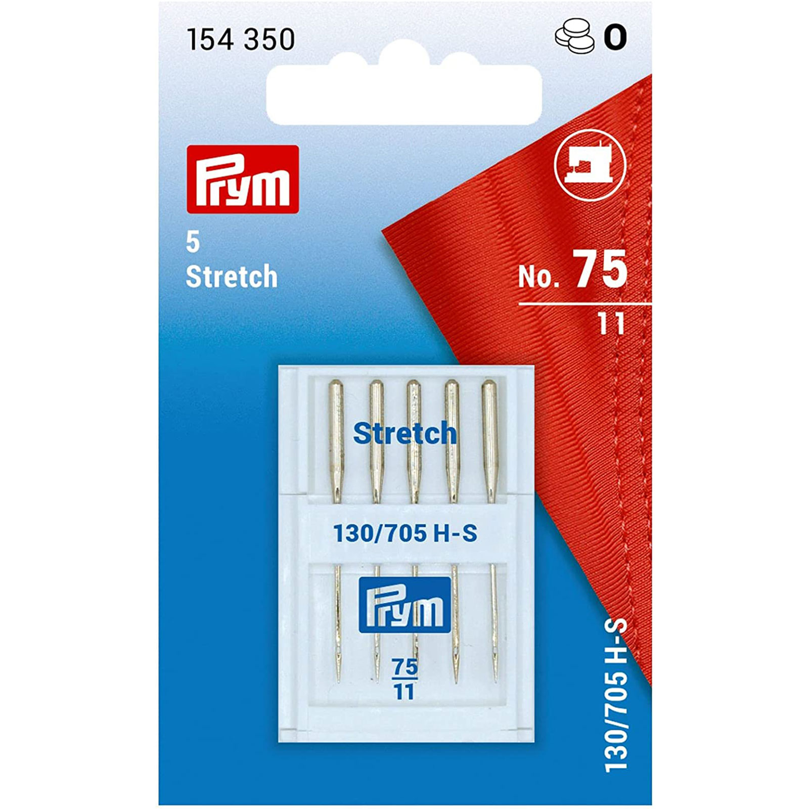 Prym 154350 Naaimachinenaalden Sys. 130/705H-S STRETCH 75 - Kaart