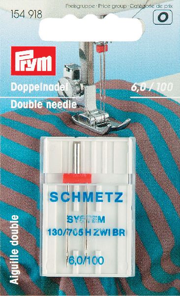 Prym 154918 Tweelingnaaimachinenaalden Sys. 130/705H 100/6,0 - Kaart