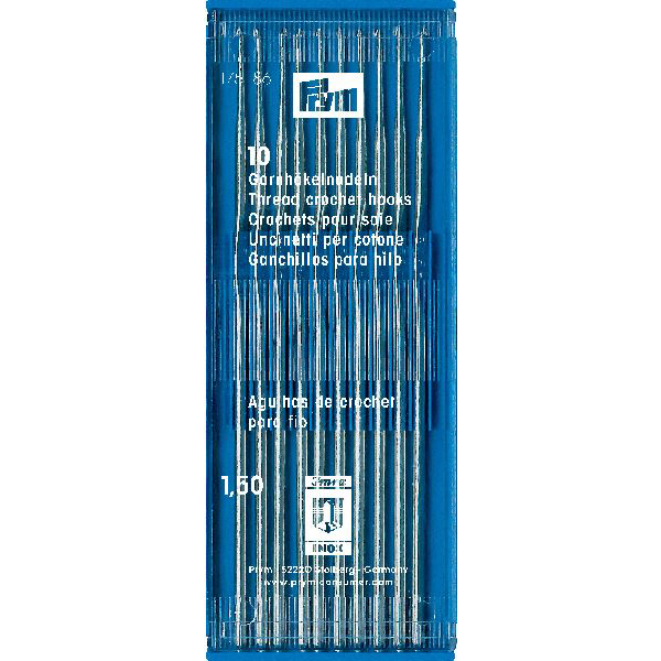 Prym 175186 Garenhaaknaalden zonder kapje ST zilverkleurig 1,50 mm - STUK