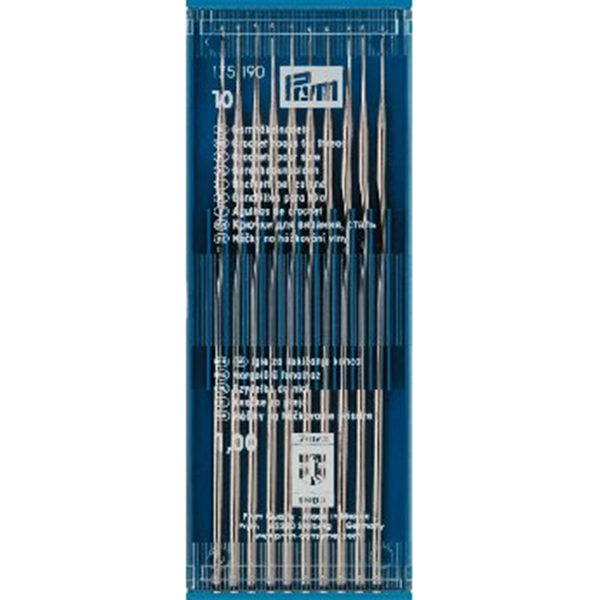 Prym 175190 Garenhaaknaalden zonder kapje ST zilverkleurig 1,00 mm - STUK