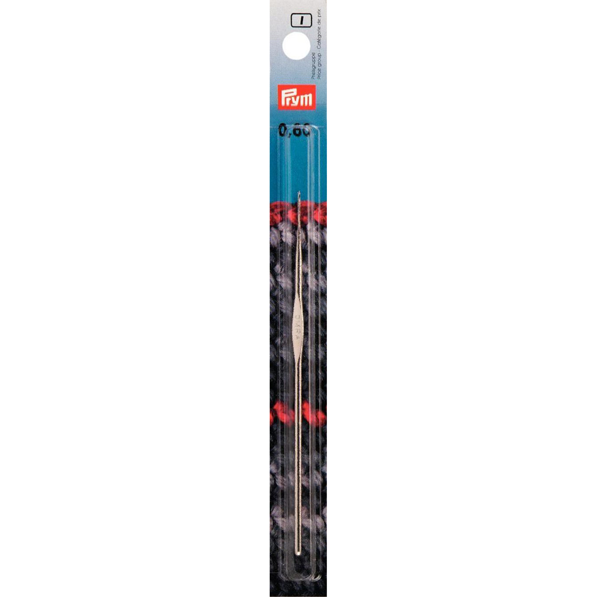 Prym 175851 Garenhaaknaald met duimsteun ST zilverkleurig 0,60 mm - Kaart