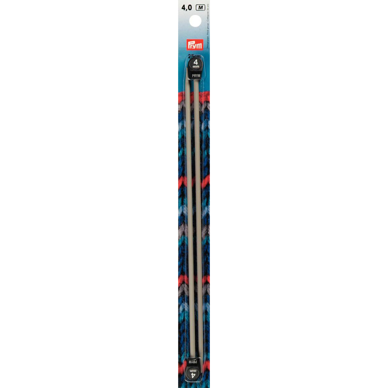 Prym 191428 Breinaalden ALU 25 cm 4,00 mm grijs - Kaart