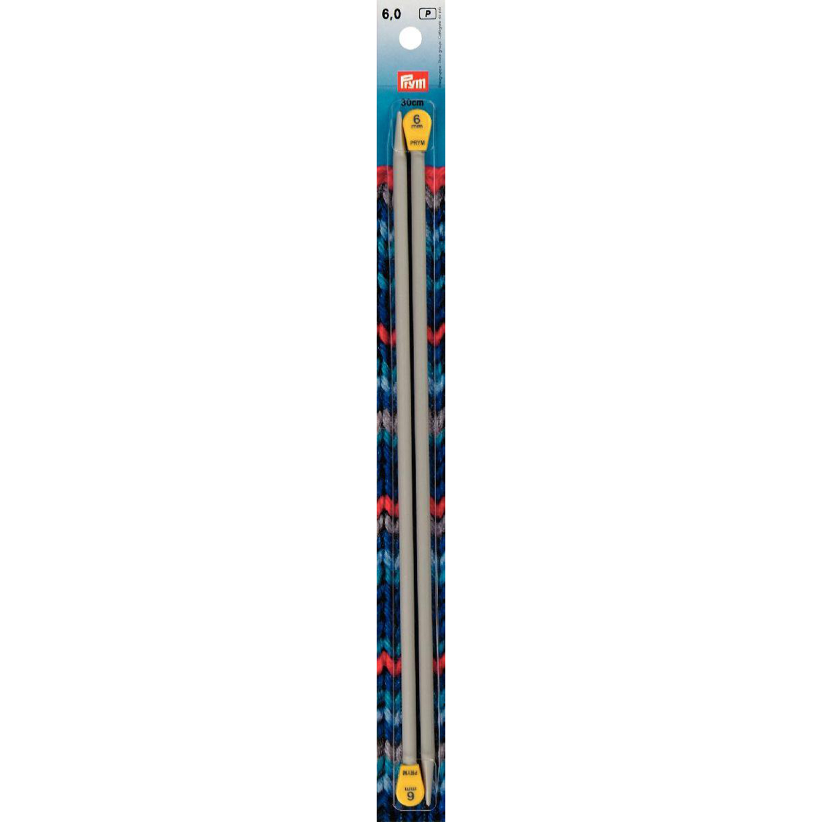 Prym 191438 Breinaalden ALU 30 cm 6,00 mm grijs - Kaart