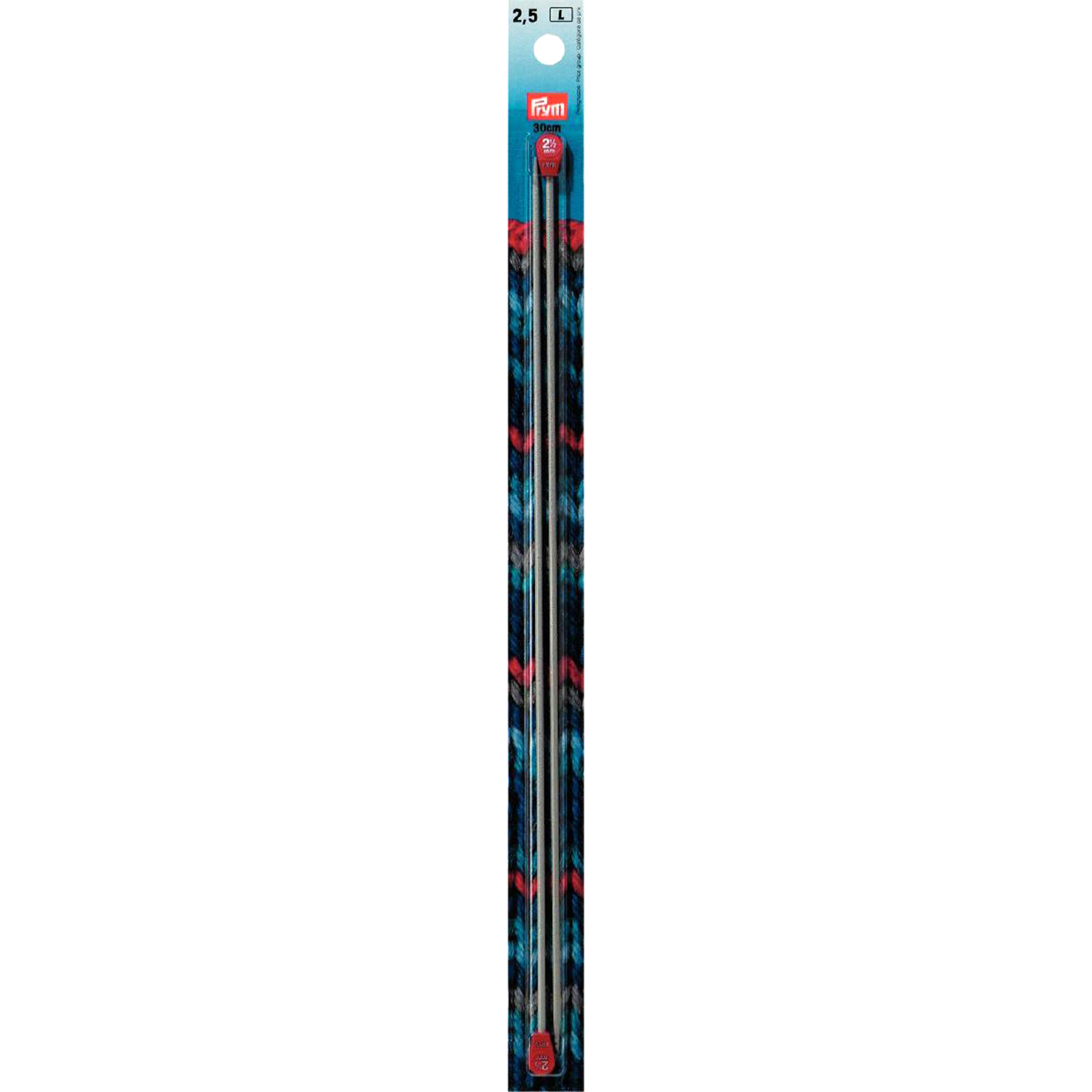Prym 191451 Breinaalden ALU 30 cm 2,50 mm grijs - Kaart